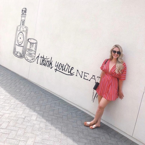 Red/gold dress - Picture 4 of 4